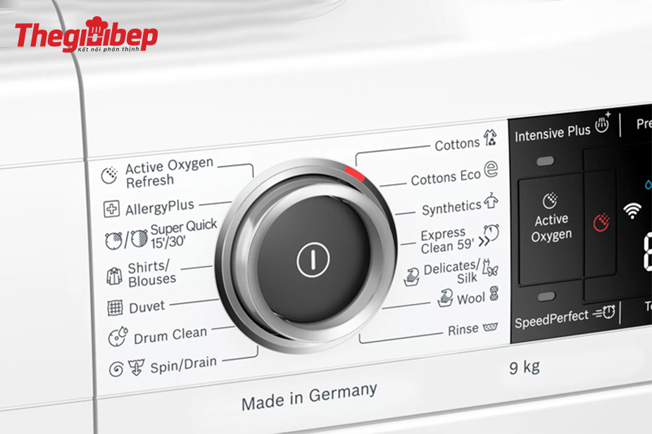 Các chương trình giặt của Máy giặt Bosch WAV28L40SG series 8