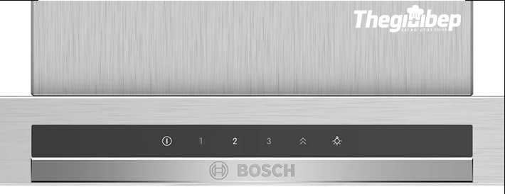 Máy hút mùi Bosch DWB97DM50B có bảng điều khiển hiện đại