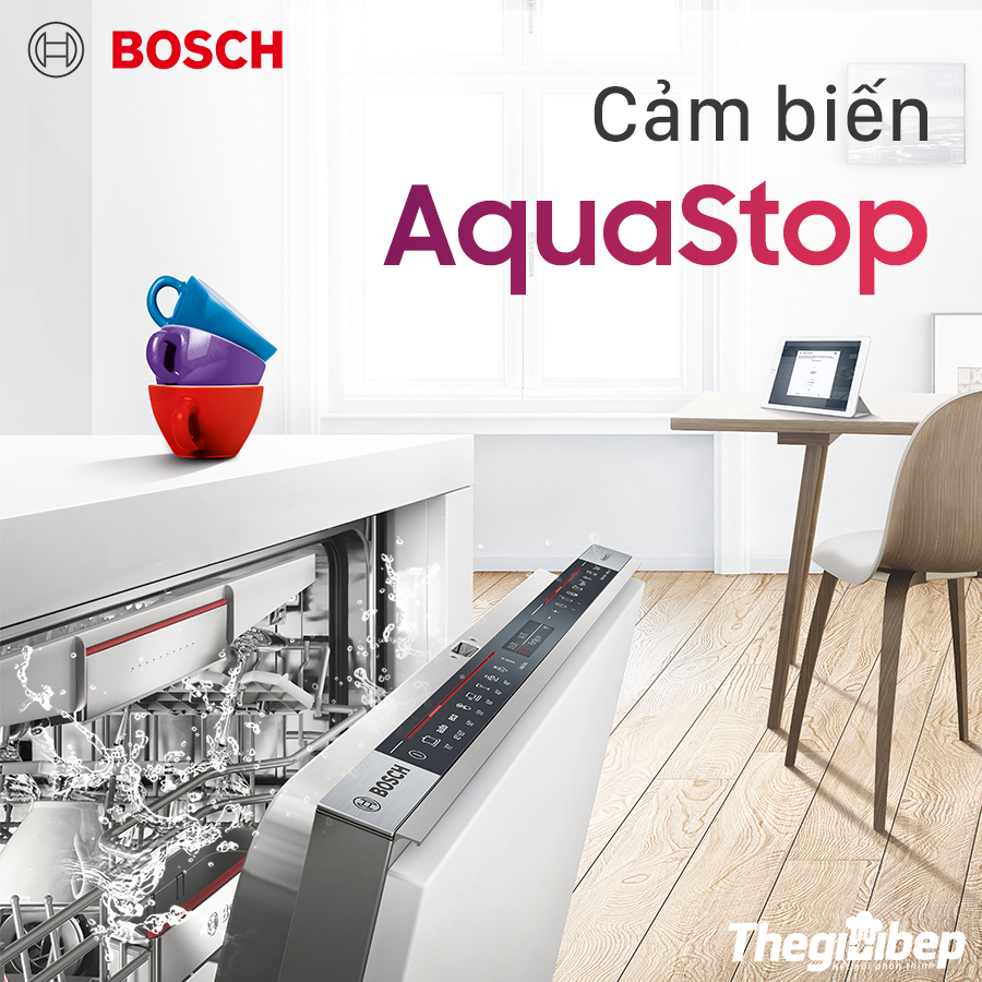 Máy rửa bát Bosch SMS46GI01P - Cảm biến AquaStop