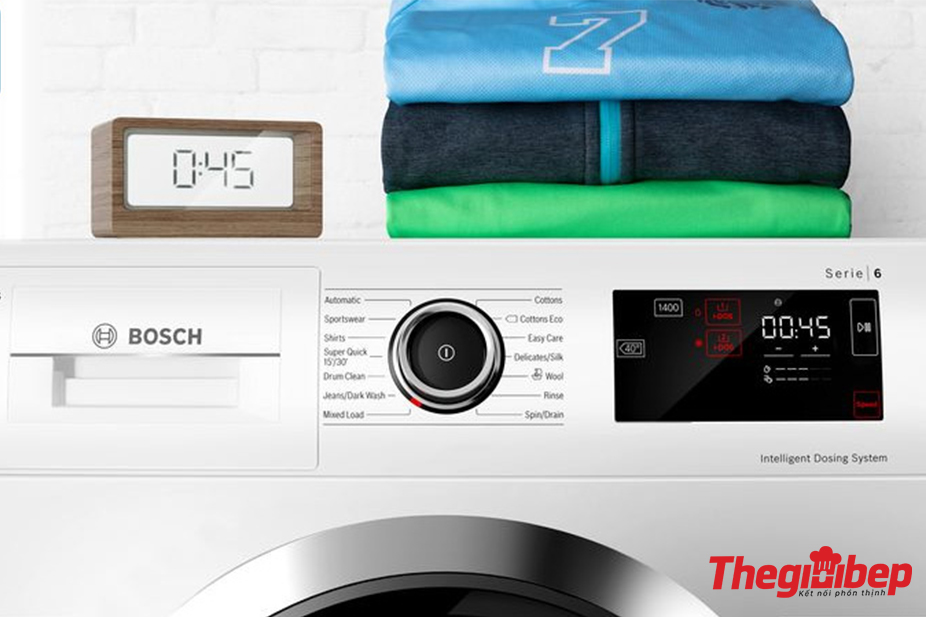 Các chương trình giặt đa dạng của Máy giặt Bosch WGG254A0SG