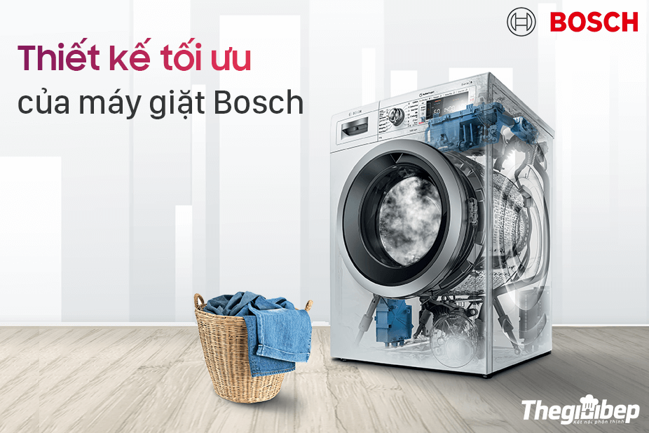 Thiết kế tối ưu của Máy giặt Bosch